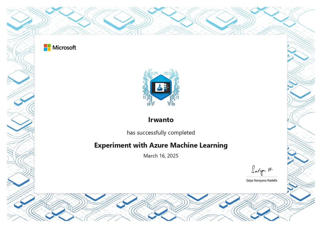 Experiment with Azure Machine Learning