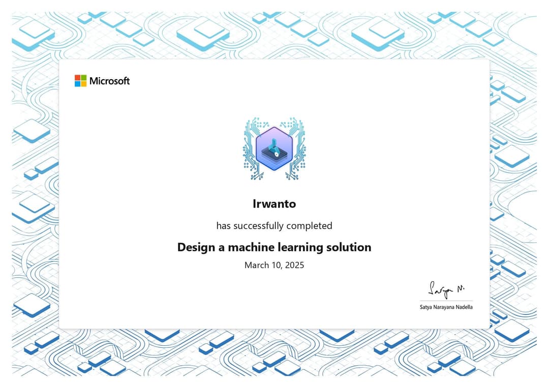 Design a machine learning solution